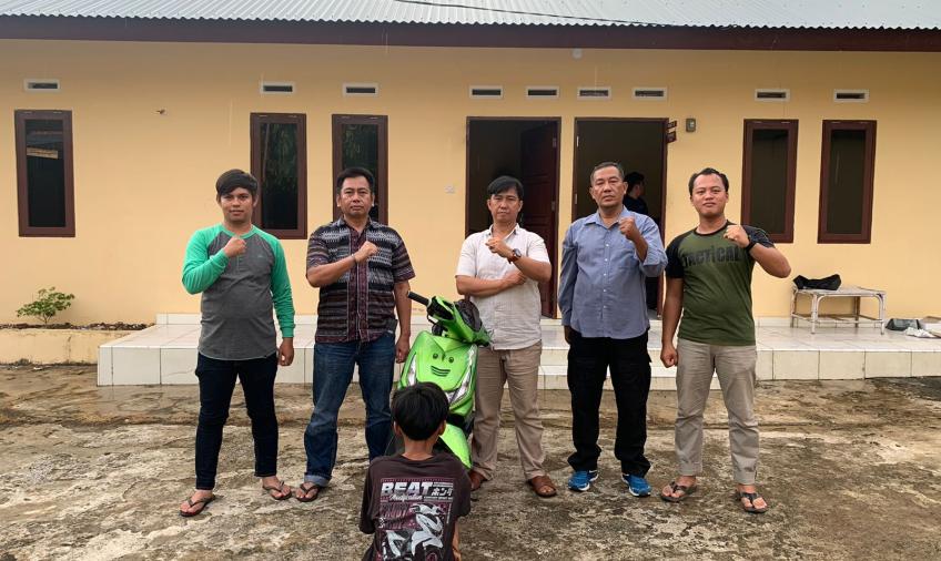 Pelaku Saat Diamankan Polsek Muara Bangkahulu 