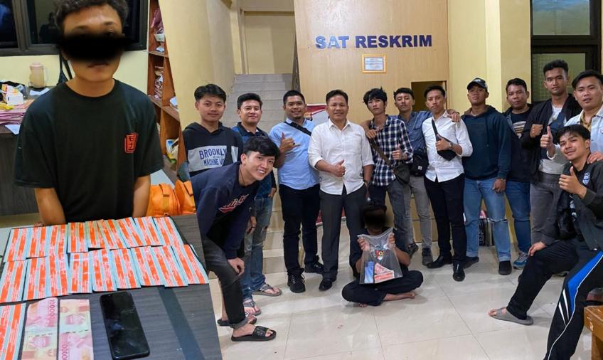 Pelaku dan barang bukti
