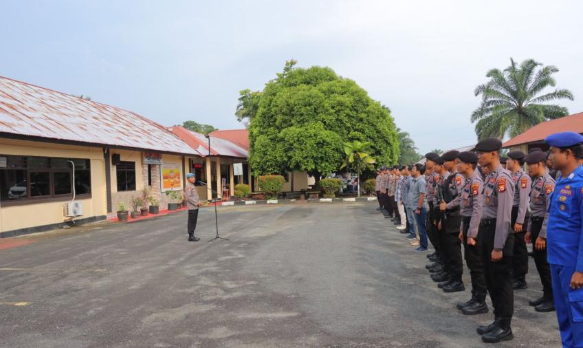 Si Propam Polres BS Gelar Gaktibplin Sikap Tampang dan Gampol  