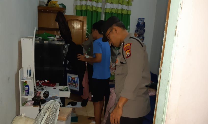 Quick Respon, Polsek Padang Jaya Sambangi Rumah Korban Pencurian