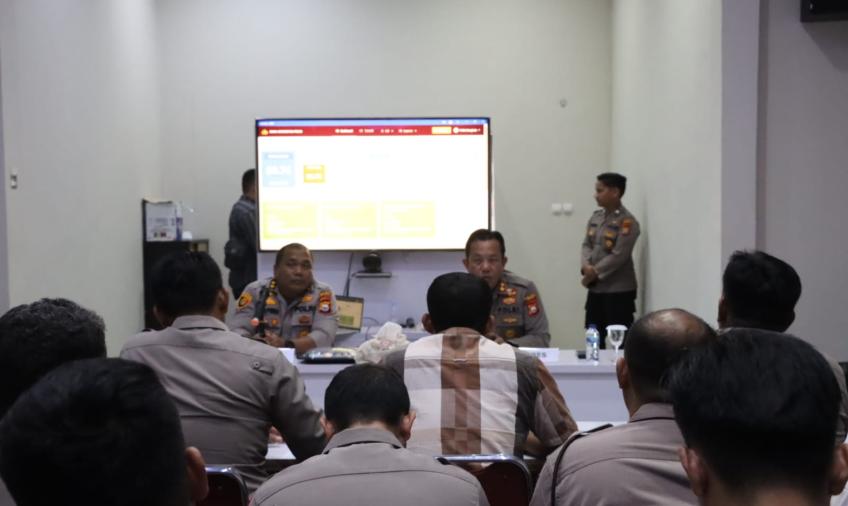 Polres Lebong Ikuti Asistensi dan Evaluasi Birorena Polda Bengkulu
