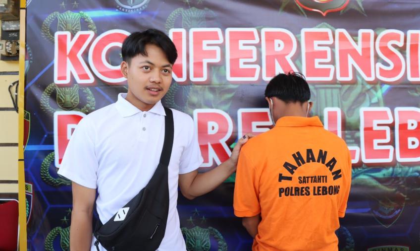 Polres Lebong saat press release