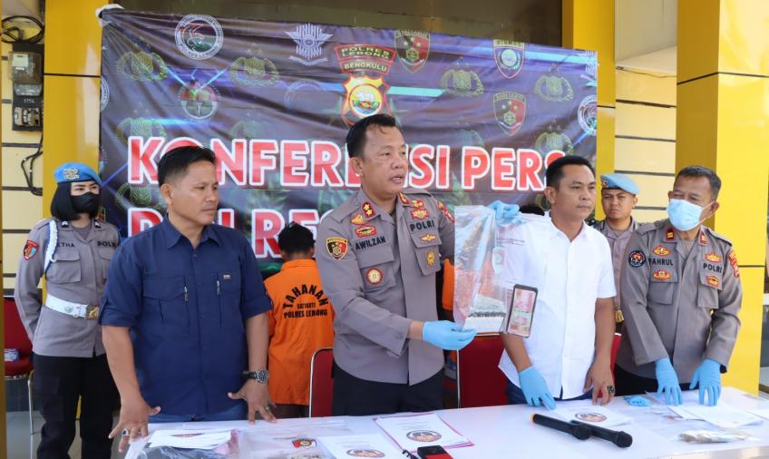 Polres Lebong gelar press release