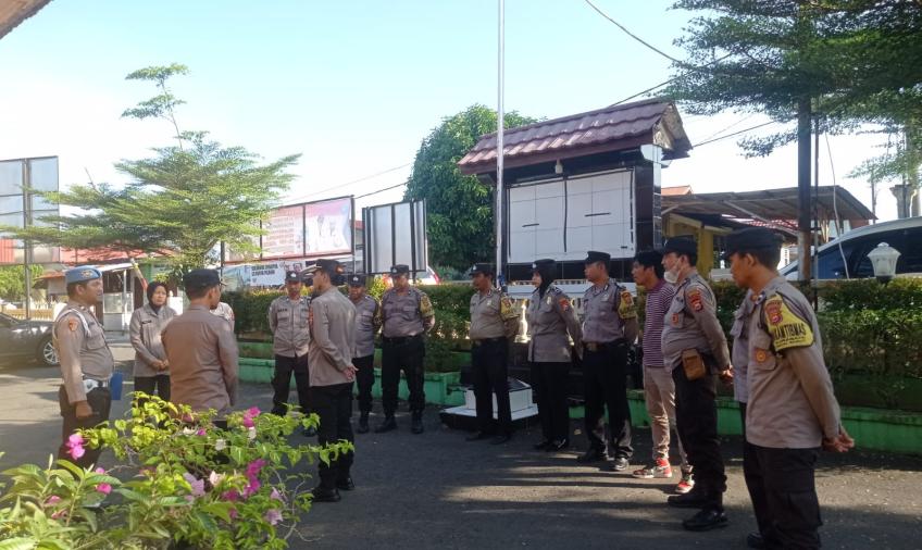 Kapolresta Bengkulu Sidak Polsek  Teluk Segara, Cek kesiapan Personel dan Mako