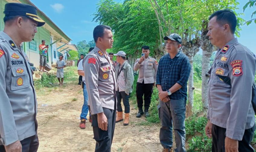 Kapolres Kaur Pimpin Langsung Pengamanan Aksi Unjuk Rasa
