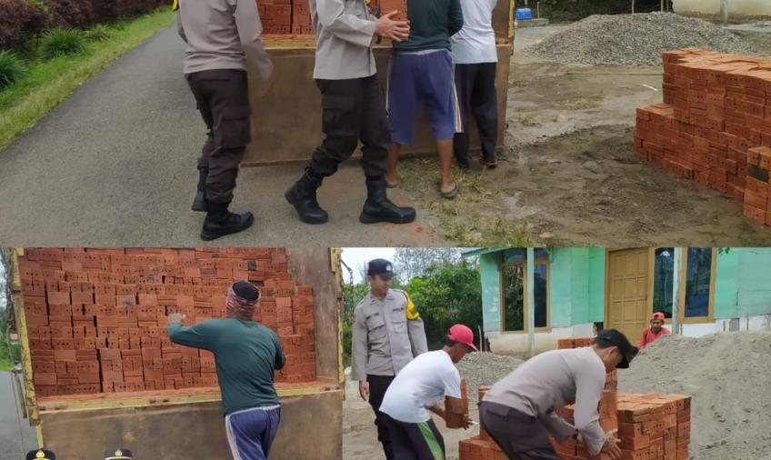 Polsek Sindang Dataran bantu Aktivitas Masyarakat