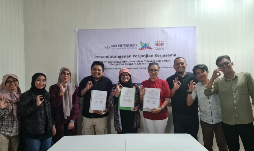 GenPI, CECT Trisakti dan Geopark Maros Pangkep Sepakat Jalin Kerjasama Pengembangan Pariwisata