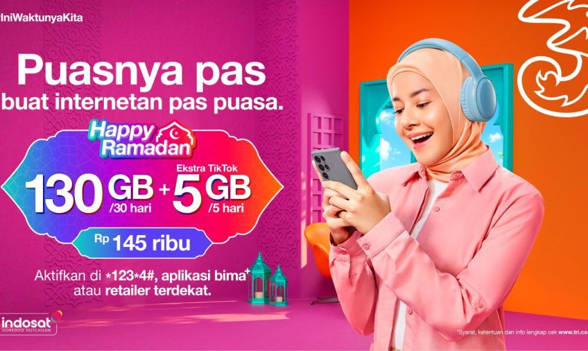 Sambut Bulan Ramadan, Tri Mengajak Pelanggan untuk Memaknai Momen Kebersamaan dengan Lebih Nyata