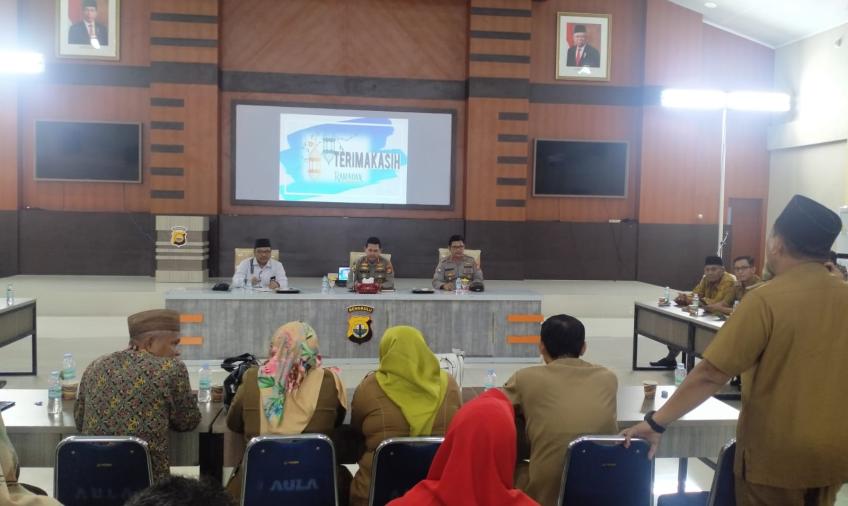 Jelang Ramadan, Polresta Bengkulu Gelar FGD Moderasi Beragama