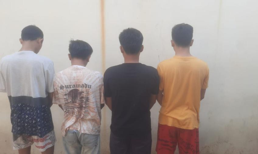 4 terduga pelaku