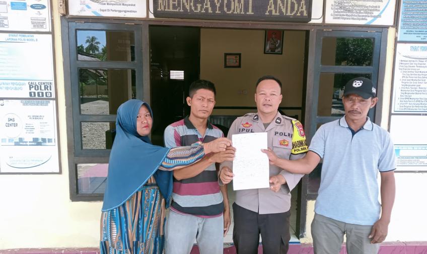 Bhabinkamtibmas Polsek Seginim Laksanakan Problem Solving Perkara Pengancaman 