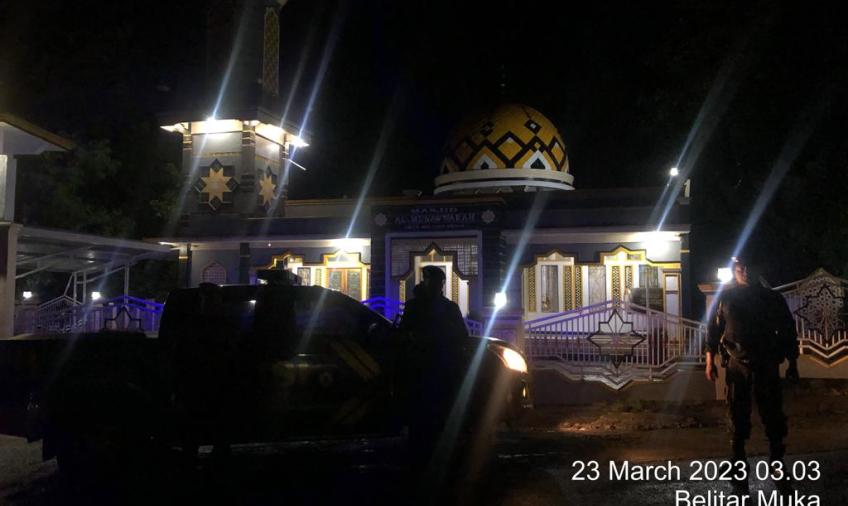 Sat Samapta Polres Rejang Lebong Laksanakan Patroli Rutin di Jalan Lintas Curup – Lubuk Linggau