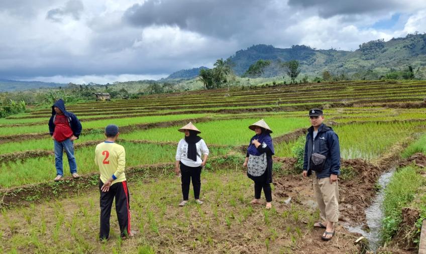 Bhabinkamtibmas Polsek Lebong Atas Mediasi Dua Pihak Bertikai