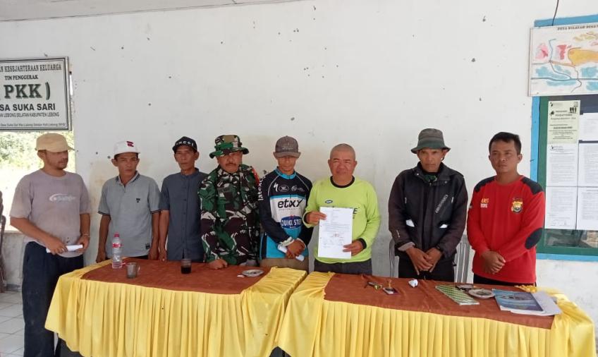 Bhabinkamtibmas di Lebong Mediasi Permasalahan Batas Tanah Warga