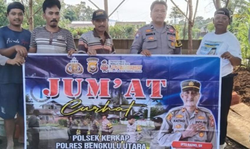 Polsek Kerkap Gelar Giat Jumat Curhat
