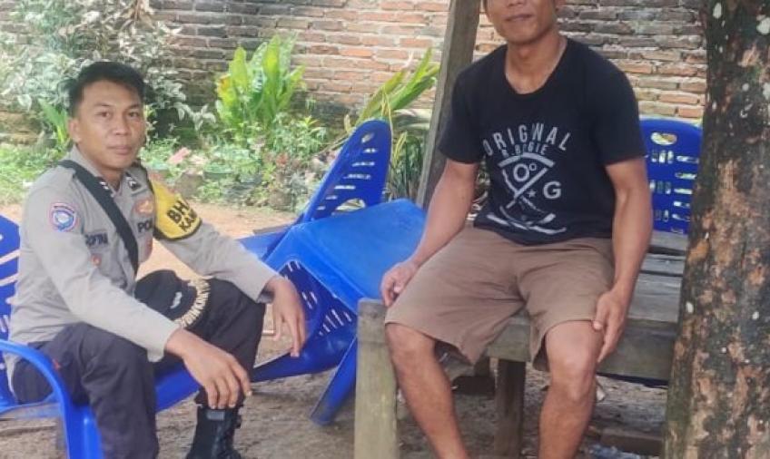 Bhabinkamtibmas Melaksanakan Imbangan Ops Pekat Nala 2023