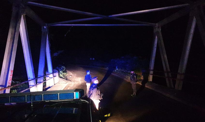 Sat Samapta Polres Rejang Lebong Patroli Rutin Jalan Lintas Curup-Lubuk Linggau 