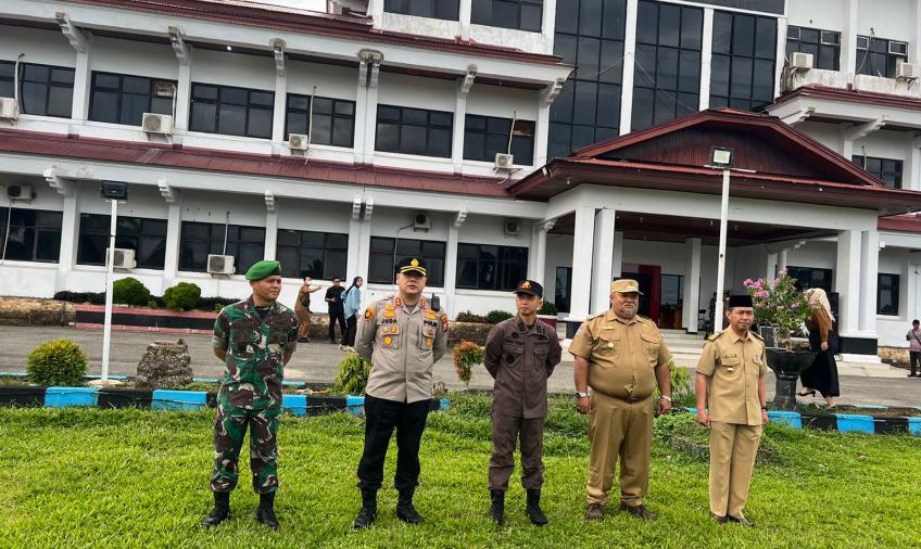 Kapolres BS Hadiri Apel Kesiapsiagaan dalam Rangka Mengantisipasi dan Menghadapi Ancaman Bencana
