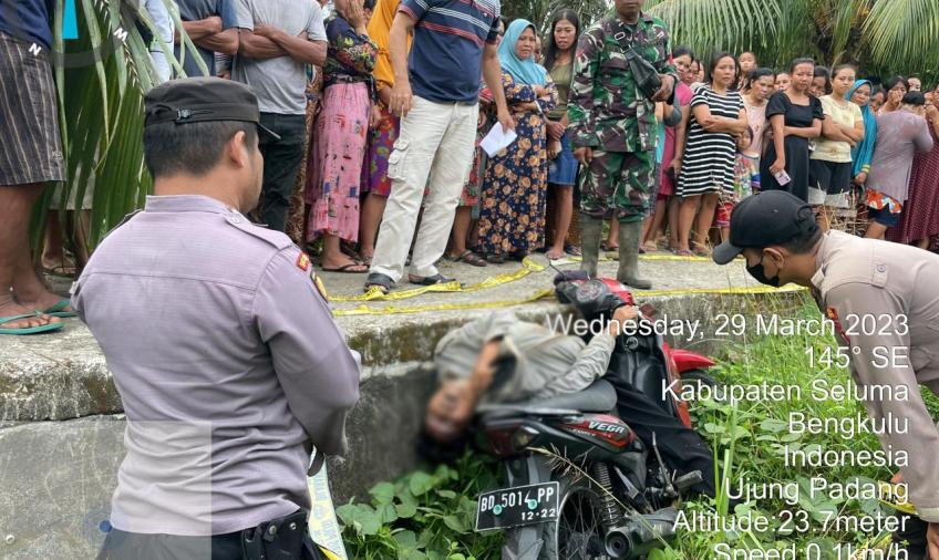 Warga Temukan Mayat Dipinggir Jalan Semidang Alas Maras