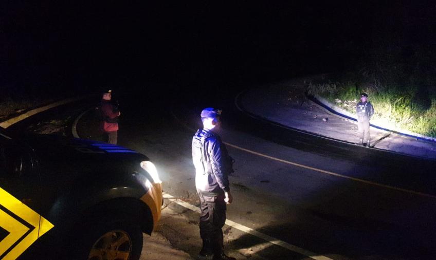 Sat Samapta Polres RL Patroli Rutin di Jalan Lintas Curup-Lubuklinggau