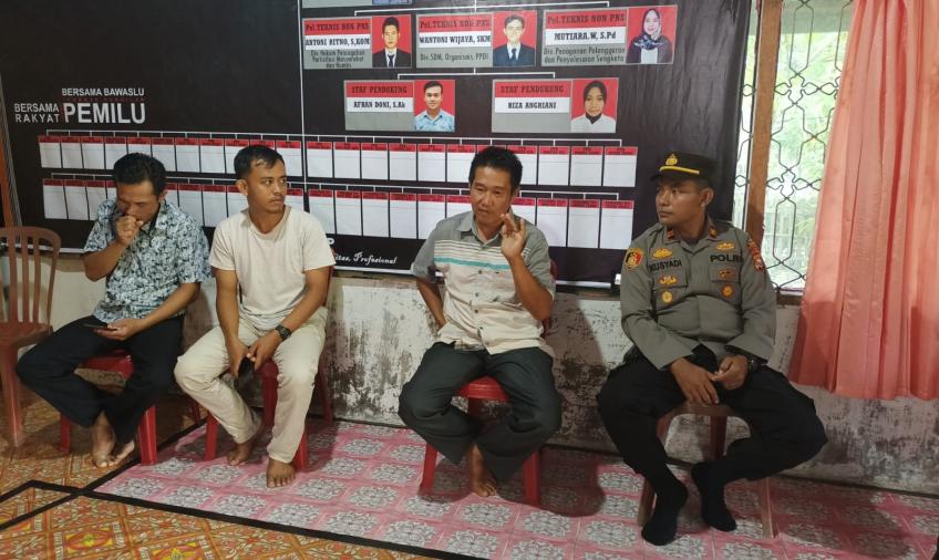 Jalin Silaturahmi, Kapolsek Seginim Sambangi Kantor Bawaslu Guna Koordinasi Menjelang Pilkada 2024 