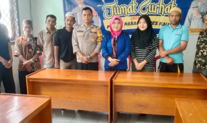 Polsek Nasal Jumat Curhat Bersama Tokoh Masyarakat
