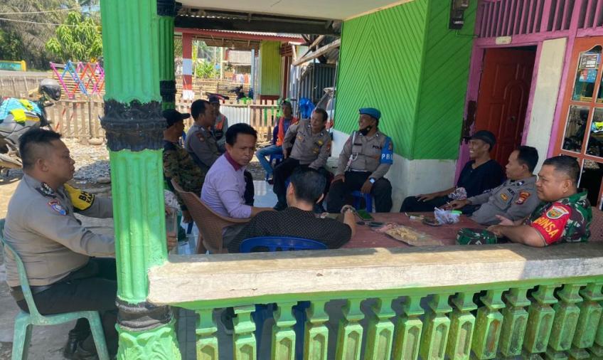 Diskusi Tripika Kec. Batik Nau terkait Pengalihan Arus Lalin ke Jalur Bawah