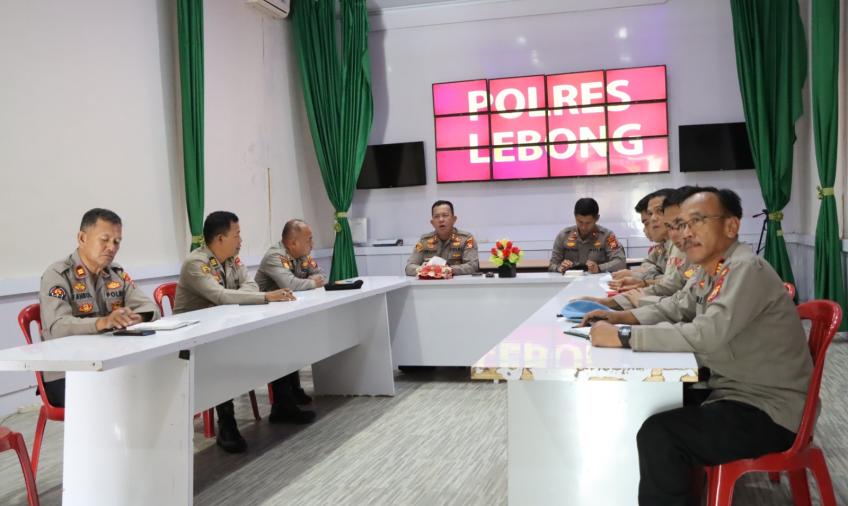 Kapolres Lebong Ikuti Arahan Asops Kapolri dalam Rangka Ops Ketupat Nala 2023