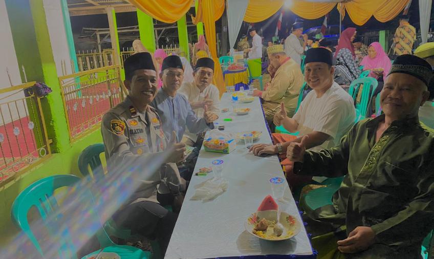 Kapolsek Hadiri Giat Safari Ramadhan di Masjid At Taqwa Desa Lubuk jale