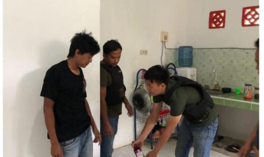 Giat Imbangan Operasi Pekat Nala, Polsek Batik Nau Amanakan Minuman Keras