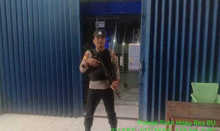 Polsek Putri Hijau Patroli Malam Ciptakan Rasa Aman di Tengah Masyarakat 