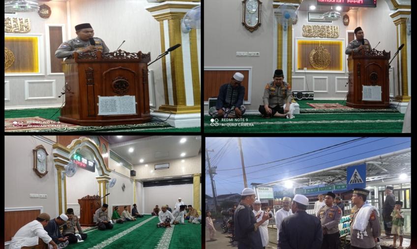 Kapolresta Bengkulu Safari Subuh di Masjid Baitul Makmur 