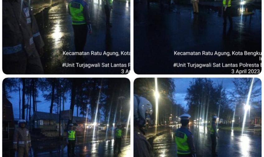 Antisipasi Asmara Subuh dan Balap Liar, Polresta Bengkulu Terjunkan Personel Laksanakan Patroli Subuh
