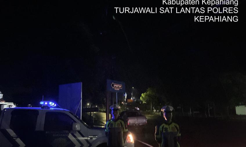 Cegah Balap Liar, Polres Kepahiang Tingkatkan Patroli Hingga Dini Hari