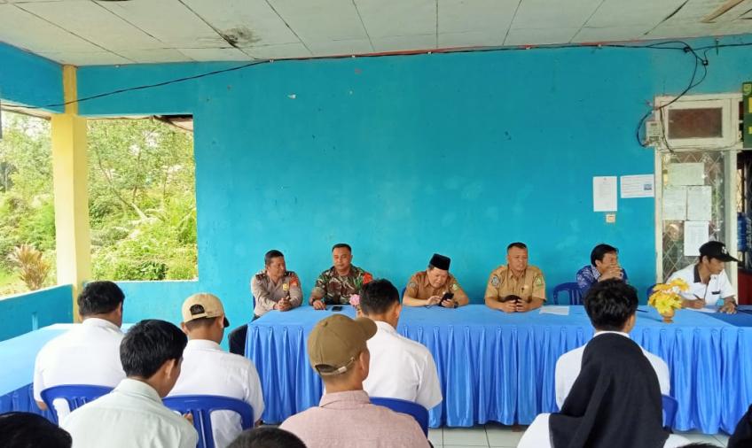 Dukung Ketahanan Pangan, Kanit Binmas Polsek Lebong Atas Hadiri Penetapan Dana 20 Persen untuk Ketahanan Pangan