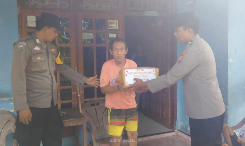 Warga Kecamatan Kota Manna dan Kecamatan Pasar Manna Terima Bantuan Sosial dari Polsek Kota Manna