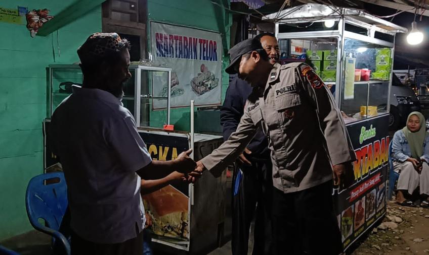 Personel Polsek Napal Putih Laksanakan Patroli Malam Cegah Kriminalitas 