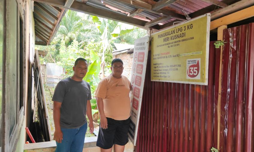 Antisipasi Kelangkaan Jelang Lebaran, Polsek Lais Cek Ketersediaan LPG