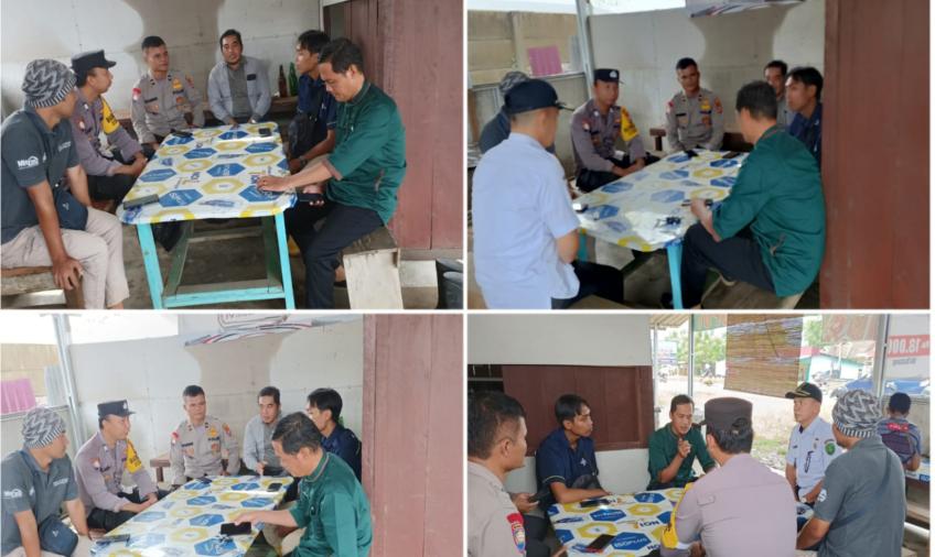 Sambangi Warga Kelurahan Kandang, Kanit Binmas Polsek Kampung Melayu Terima Keluhan Warga Tentang Tanah Timbunan 