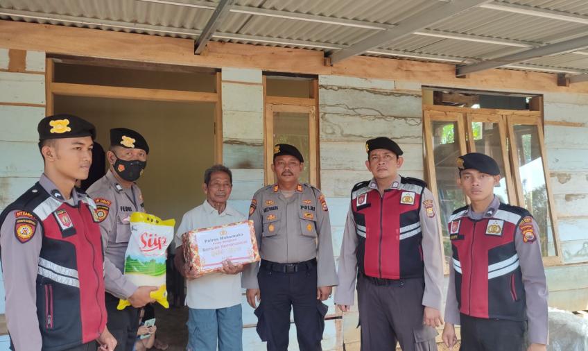 Program Bantuan Kemanusiaan Untuk Negeri oleh Polres Mukomuko Berlanjut 
