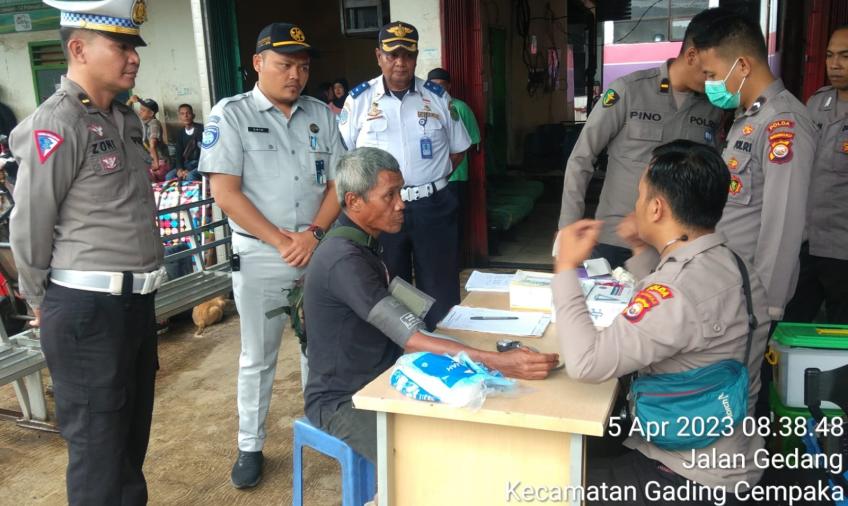 Wujudkan Keamanan dan Ketertiban Transportasi Lebaran, Direktorat Lalulintas Lakukan Cek Kesehatan Supir dan Kelayakan Kendaraan