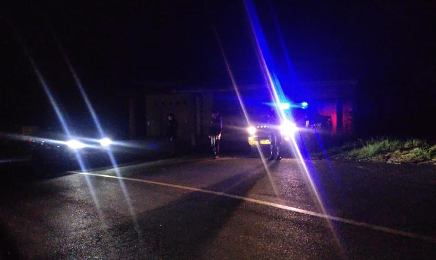 Sat Samapta Polres Rejang Lebong Patroli Rutin Jalan Lintas Curup-Lubuk Lingau