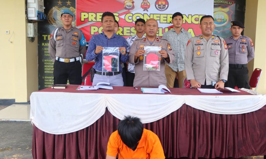 Polres Seluma saat press release