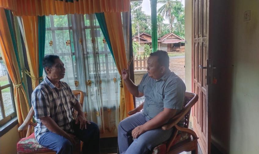 Polsek Giri Mulya Lakukan Koordinasi Bersama Pengurus Gereja Terkait Ibadah Jumat Agung dan Paskah