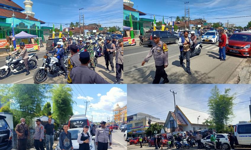 Polsek Ratu Agung Berikan Pengamanan Jumat Agung di GKII Tebeng 