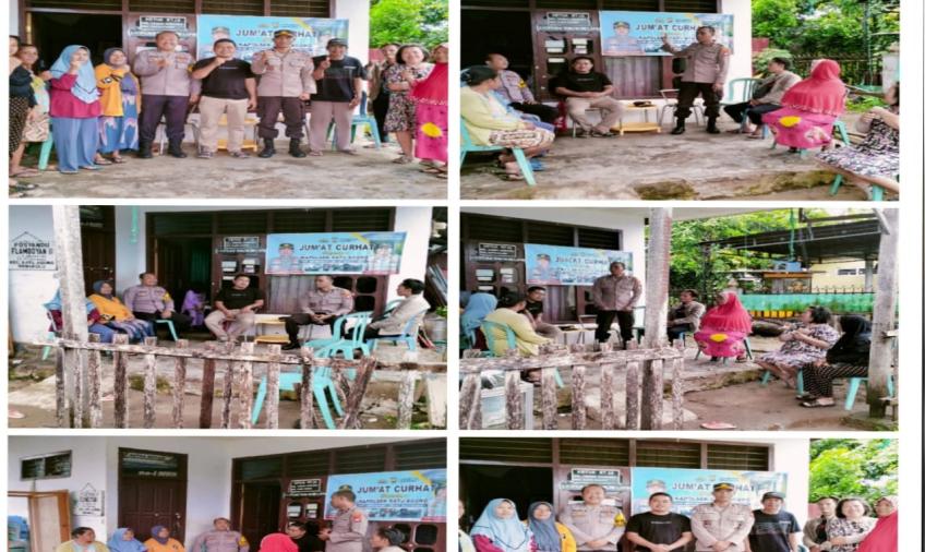 Jumat Curhat Polsek Ratu Agung Disambut Antusias oleh Masyarakat Kebun Kenanga