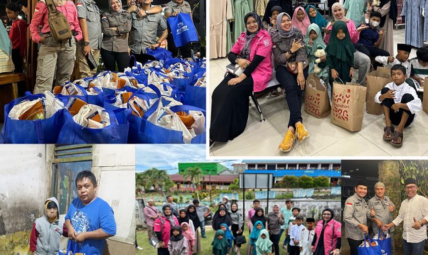 Aksi Sosial FOIIN Bengkulu, Ajak Anak Yatim Bukber, Belanja di Mall dan Berikan Santunan ke Dhuafa