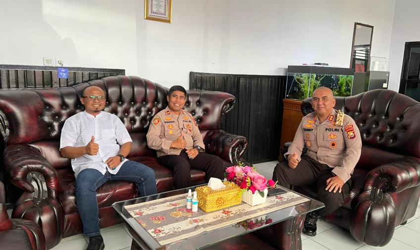 Kapolres Rejang Lebong Terima Kunjungan Ketua SMSI Bengkulu