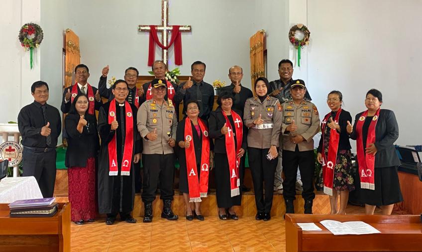 Kapolres Rejang Lebong Pantau Pengamanan Jumat Agung 