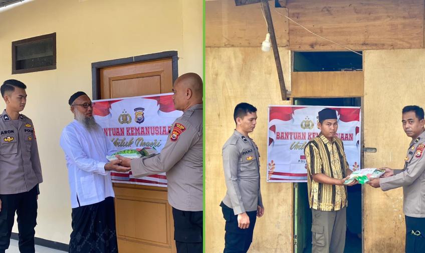 Imam Masjid dan Marbot Terima Bansos dari Polres Kaur